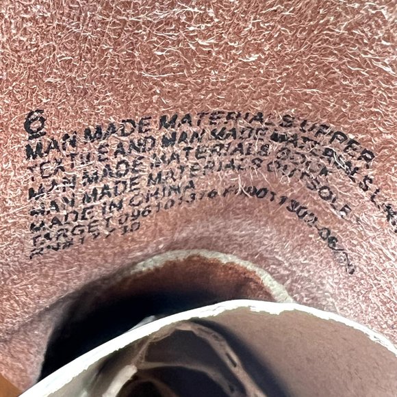 Universal Thread Womens Cognac Brown Faux Vegan Leather Block Heel Ankle Boots 6 - Picture 13 of 15